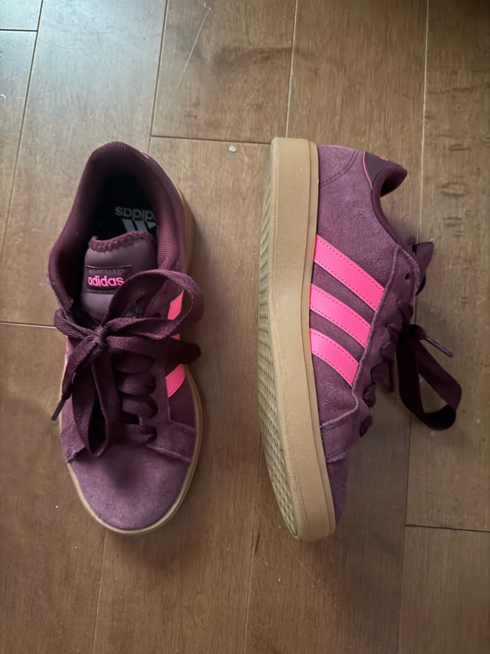 Purple/pink adidas